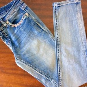 Grace in LA Embroidered Jeans